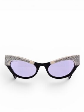 NWT GUCCI Cat-Eye Violet-tinted Sunglasses GG1167S (001 SPECIAL EDITION)